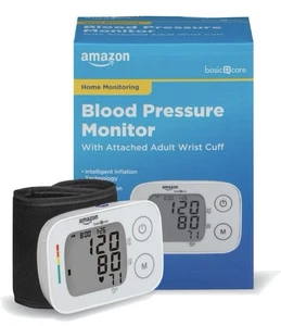 Amazon Basic Wrist Blood Pressure Monitor With Large Display - Picture 1 of 6