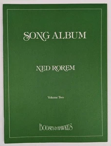 Album canzoni Ned Rorem volume due 15 canzoni voce e pianoforte Boosey & Hawkes 1982 - Foto 1 di 6