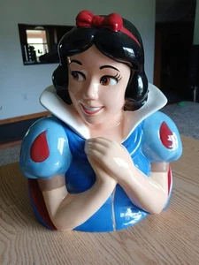 Tarro de galletas Westland Disney RARO BLANCO COMO LA NIEVE Blancanieves 19592 cerámica años 90 BELMOSO - Imagen 1 de 18