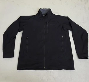 Patagonia Jacket Mens Large Black Full Zip Fleece Lined Outdoors Softshell - Picture 1 of 8