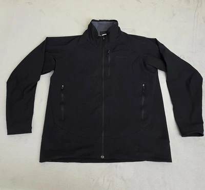 Patagonia Jacket Mens Large Black Full Zip Fleece Lined Outdoors Softshell - Image 1 of 4