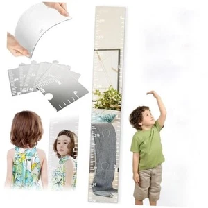 Growth Chart Mirror, Growth Chart Mirror for Wall, Mirror Height Chart for - Picture 1 of 8
