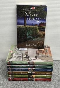 Mysteries of Lancaster County Books Lot of 7 Hardcover Guideposts - Picture 1 of 5