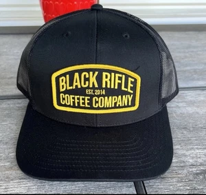 Black Rifle Coffee Hat Patch Trucker Cap Adjustable Snapback BRCC Black New - Bild 1 von 3