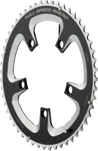 Full Speed Ahead Super Road Chainring - 52t, 110 BCD, 5-Bolt, Aluminum, N11, Bla - Picture 1 of 1