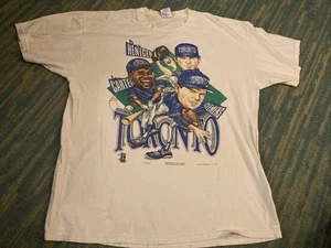 Vintage Toronto Blue Jays World Series Karikatur Shirt XL 90s * Clemons THRASH - Bild 1 von 7