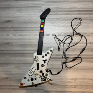Guitar Hero Xbox 360 Guitar WHITE Red Octane - AS IS - PARTS/REPAIRS - Picture 1 of 2