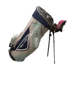 TOP FLITE GAMER GOLF BAG WITH STAND, HAS 6 HOLES CAN FIT UP TO 4 CLUBS IN 1 HOLE - Picture 1 of 6