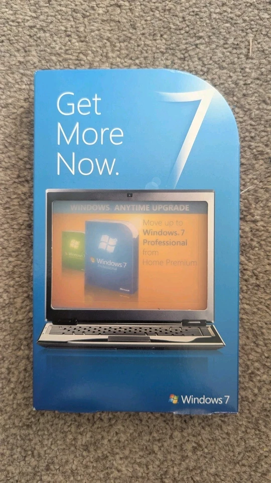 Microsoft Windows 7 Professional Pro Anytime Upgrade (WAU) from Home Premium PKC - Image 1 of 1