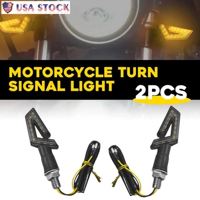 2x For Yamaha V Star 250 650 950 1100 1300 LED Blinker Brake Turn Signals Lights - Image 1 of 4