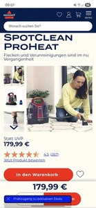 Bissel Spotclean Pro Heat Teppichreiniger Nasssauger - Bild 1 von 1