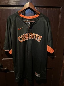 oklahoma state nike dri fit Baseball Jersey - Picture 1 of 8