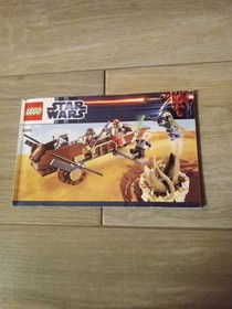 Lego Star Wars 9496 Desert Skiff Instruction book ONLY Manual Booklet
