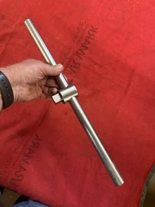 SK Tools 3/4 in DRIVE 18in length SUPER CHROME SLIDING T HANDLE 47153 USA NICE!! - Picture 1 of 16