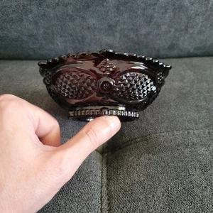 Vintage Avon 1876 Cape Cod Collection Ruby Red Glass Dessert Bowl 5” - Picture 1 of 7