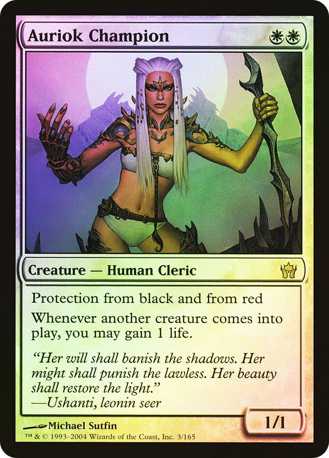 MTG FOIL Auriok Champion  - Fifth Dawn #3 - Image 1 of 1