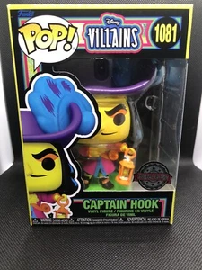 Captain Hook Black Light 1081 Disney Funko Pop Vinyl New - Picture 1 of 1