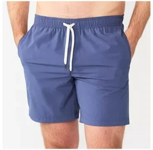 Sonoma swim trunk 7” inseam size M Blue Indigo - Picture 1 of 1