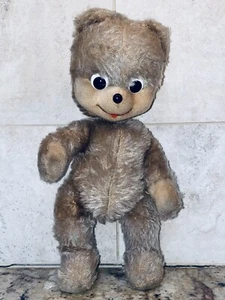 Schuco Parlo Jungbar Young Teddy Bear 1960s Mohair Stuffed Animal Doll Antique - Picture 1 of 5