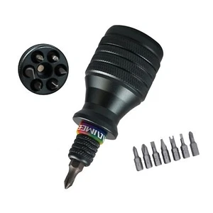 Destornillador de Bolsillo Pequeño 7 en 1 Stubby, Compacto Magnético, 7 Brocas de Precisión - Imagen 1 de 3