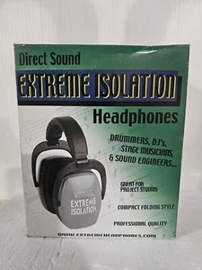 Muy RARO - Sonido directo, auriculares de aislamiento extremo. Orejera gris, 3,5 mm nueva en caja - Imagen 1 de 8