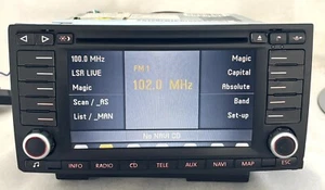 2004 VW TOUAREG MK1 BLAUPUNKT SAT NAV CD 6" SCREEN RADIO W/CODE 7L6 035 191 N - Picture 1 of 13
