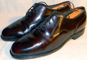 STAFFORD men's vintage plain-toe dress oxfords, #28735, sz. 10EE - Picture 1 of 11