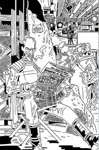 SKYBOUND X #5 D 1:10 VARIANTE B&W RIVENDITORE SVIZZERO INCENTIVE SEI SIDEKICKS - Foto 1 di 1