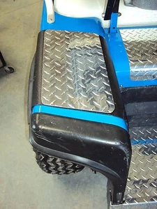 Ezgo Marathon Golf Cart Diamond Plate NO STEP COVERS Custom look - Picture 1 of 6