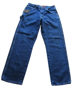 Pantalones de mezclilla de carpintero Wrangler Riggs Workwear talla 33x33 100 % algodón grueso - Imagen 1 de 5