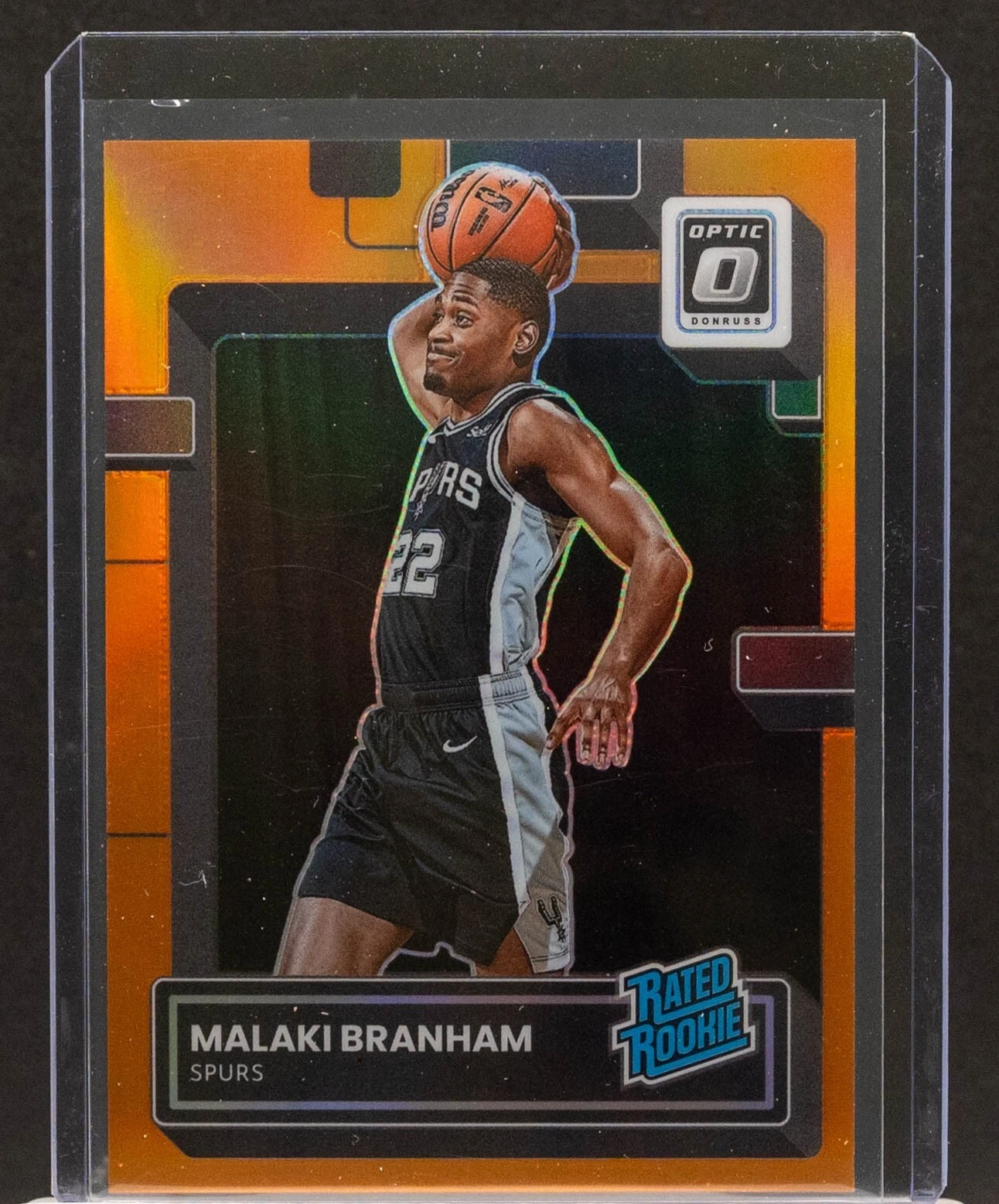 Malaki Branham 2022-23 Donruss Optic 222 Orange Prizm Rookie RC 136/199 BH19