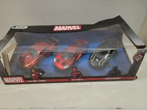 Opened Marvel Ironman Camaro Spiderman Ford GT Black Panther Lykan Diecast 1:32 - Picture 1 of 4