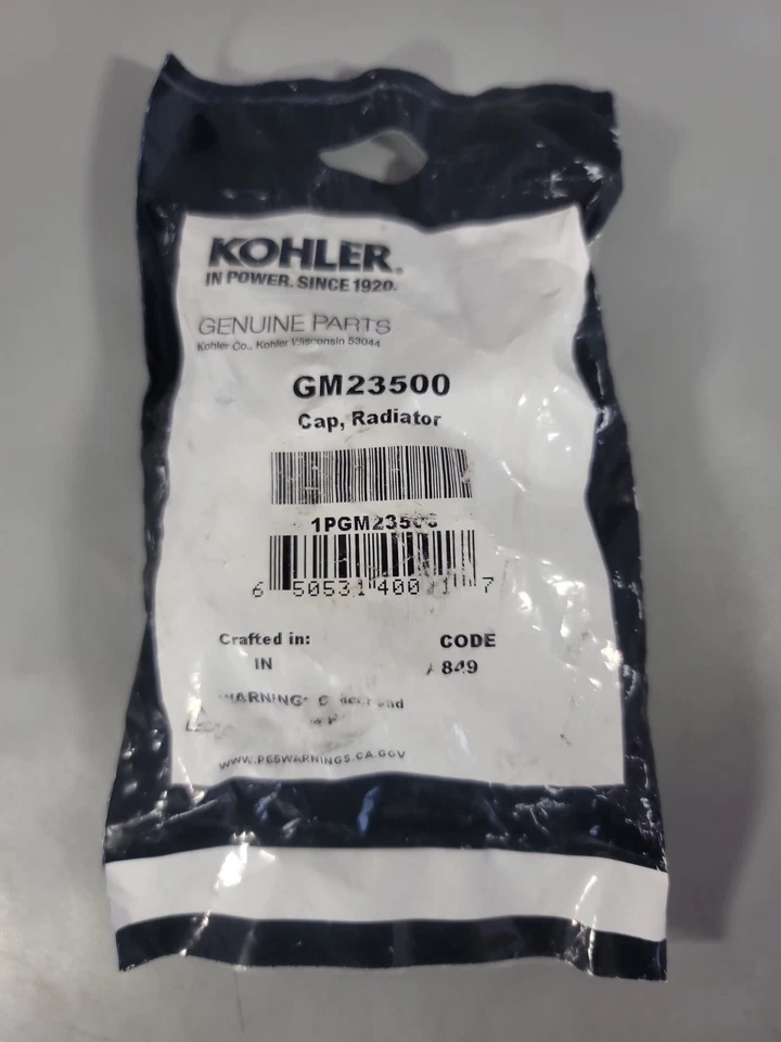 Nueva tapa de radiador OEM Kohler GM23500 Foto 1 de 4