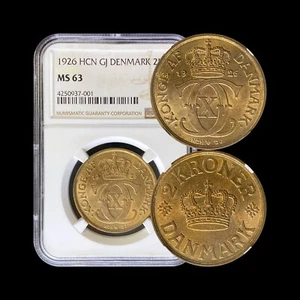 DENMARK. 1926, 2 Kroner - NGC MS63 - Christian X - Picture 1 of 5