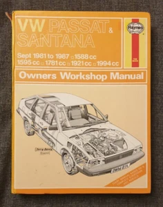 VW Passat & Santana (MK2) Haynes Manual - Picture 1 of 7