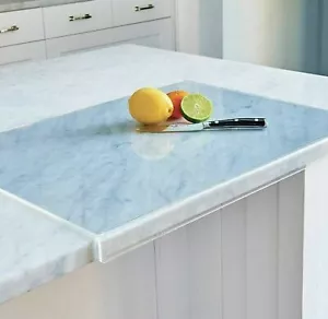 Klares Schneidebrett für Küche mit Lippe rutschfest 24" B x 18" L perfektes Geschenk AZM - Bild 1 von 6