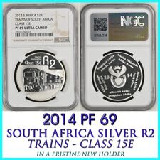 2014 South Africa R2 NGC PF 69 DIESEL ELECTRIC TRAINS CLASS 15E  Silver 2 RAND