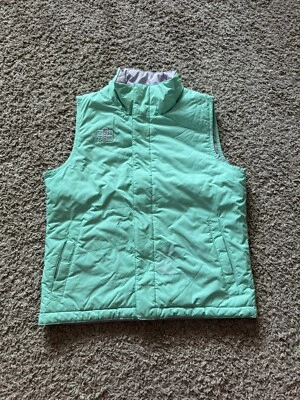 Burton Reversible Girll Vest Sea Foam/ Lavender Color Girl Size Large *read* - Image 1 of 4