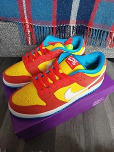 Nike SB Dunk Low Bart Simpson Sneaker Größe UK 9 - Bild 1 von 18