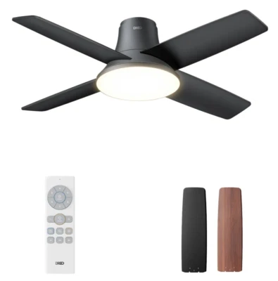 Dreo CLF513 Low Profile, 44" Reversable, 6 Speed, 6-Level Dimmable Ceiling Fan - Image 1 of 4