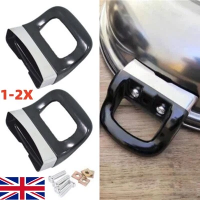 1/2Sets Replacement Kitchen Cookware Pot Saucepan Pan Side Hand Knob Handle Grip - Image 1 of 4