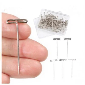 T Pins for Blocking Knitting, Modelling and Crafts, Holding Wigs, Wig LC - Picture 1 of 17