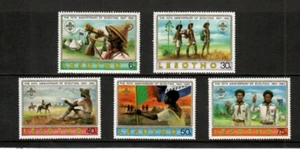 Lesotho 1982 - Boy Scouts - Set of 5 Stamps - Scott #357-61 - MNH - Picture 1 of 1