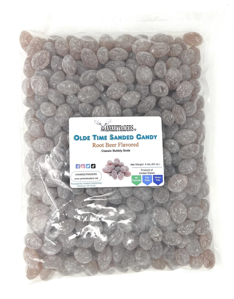 Olde Time Root Beer Sanded Hard Candy, 4 lbs. ~ YANKEETRADERS® ~ FREE SHIPPING - Image 1 of 3