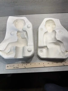 Vintage 1989 Scioto Cherub Telling Secrets 1751 Ceramic Slip Mold - Picture 1 of 8