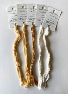 Mixed Lot of 5 The Gentle Art Sampler Threads Floss Oatmeal Brandy Summer Meadow - Picture 1 of 3