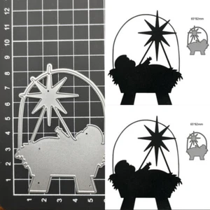 Metal Cutting Dies Stencil Scrapbooking Paper Card Christmas Template Embossing - Picture 1 of 4