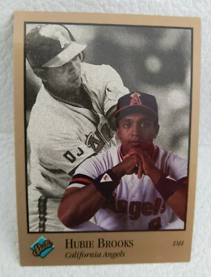 1992 Leaf Studio Baseball Card #142 Hubie Brooks  - Image 1 of 4