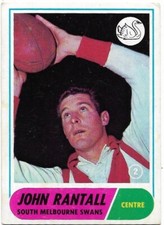 1969 Scanlens (2) John RANTALL South Melbourne