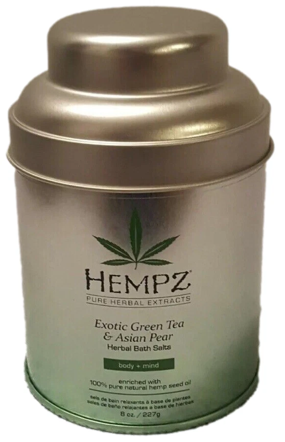 Hempz 8oz Exotic Green Tea & Asian Pear Soothing Herbal Bath Salts - Image 1 of 1